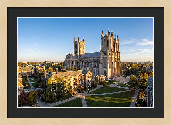 Duke Chapel At Sunset
