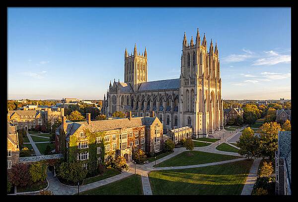 Duke Chapel At Sunset