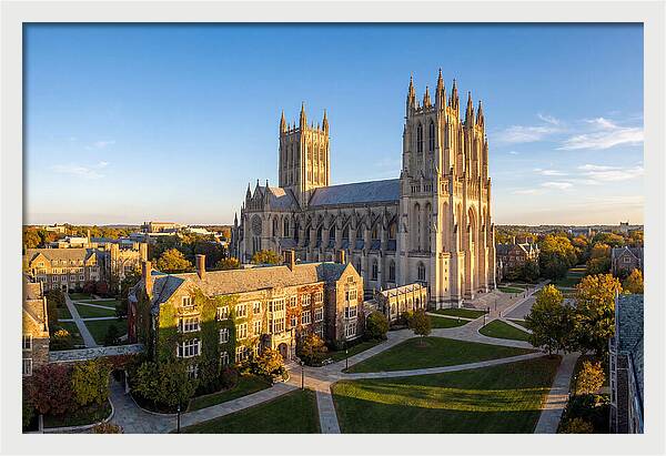 Duke Chapel At Sunset