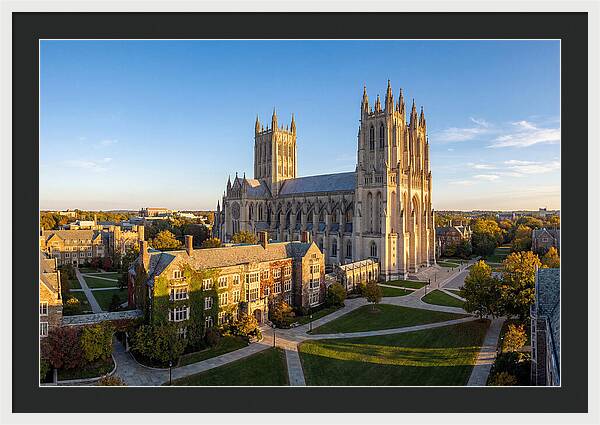 Duke Chapel At Sunset