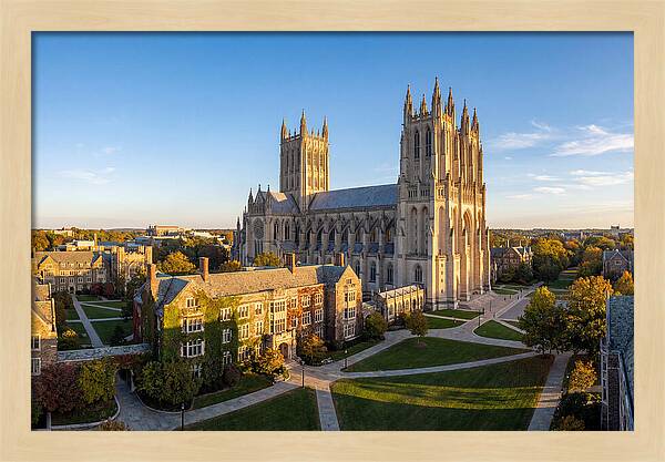 Duke Chapel At Sunset