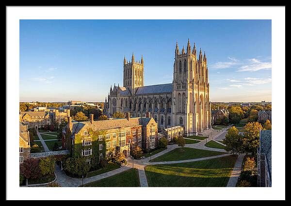 Duke Chapel At Sunset