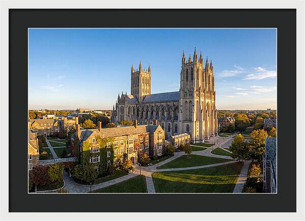 Duke Chapel At Sunset