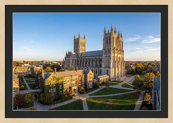 Duke Chapel At Sunset