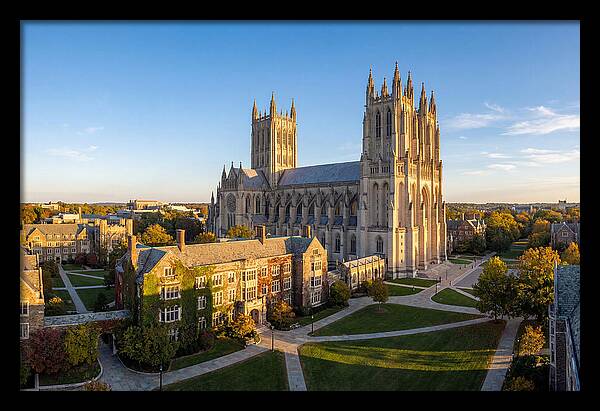 Duke Chapel At Sunset