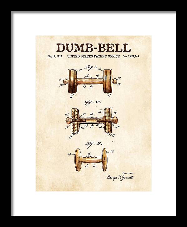 Dumbbell Watercolor Patent Us1672944a