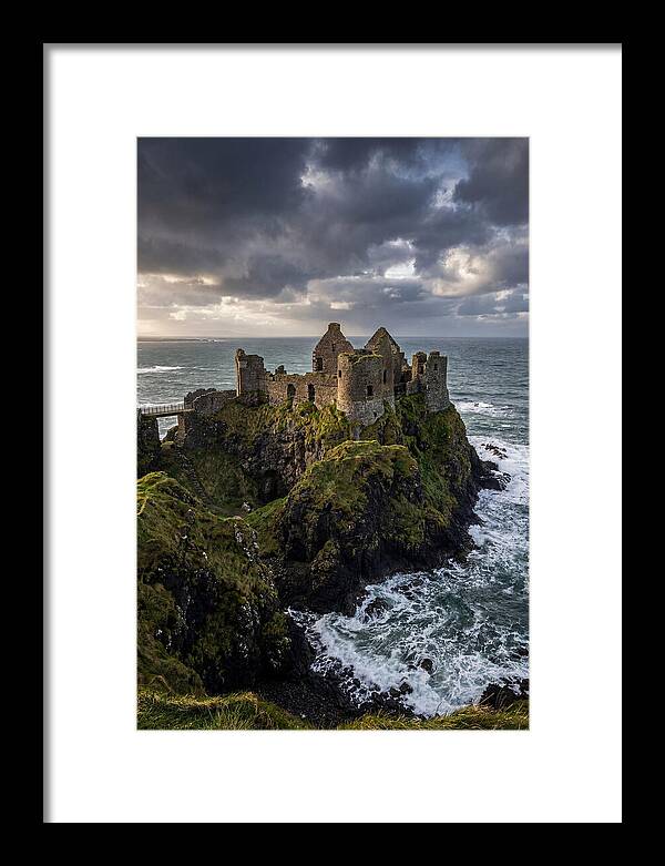 Dunluce Castle Overlooking The Sea
