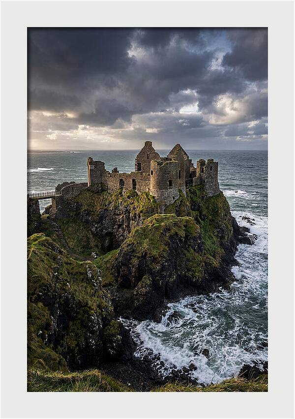 Dunluce Castle Overlooking The Sea