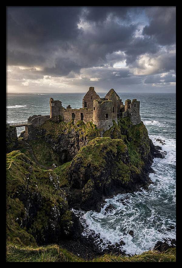 Dunluce Castle Overlooking The Sea