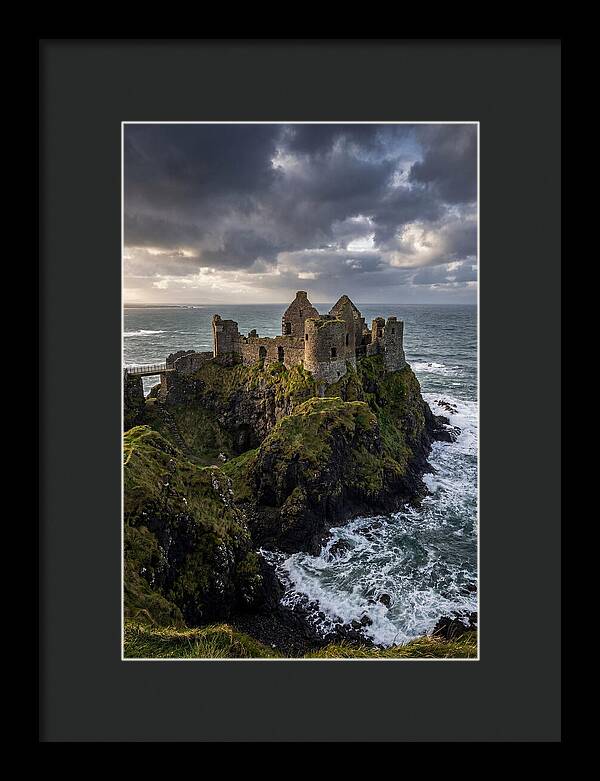 Dunluce Castle Overlooking The Sea