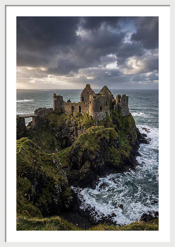 Dunluce Castle Overlooking The Sea