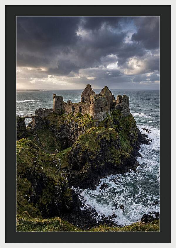 Dunluce Castle Overlooking The Sea