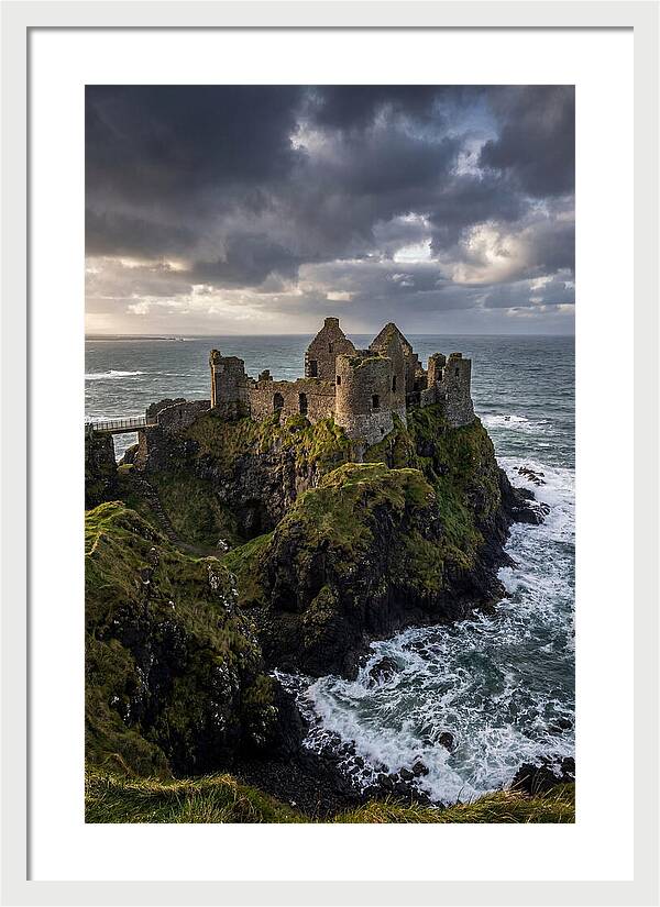 Dunluce Castle Overlooking The Sea