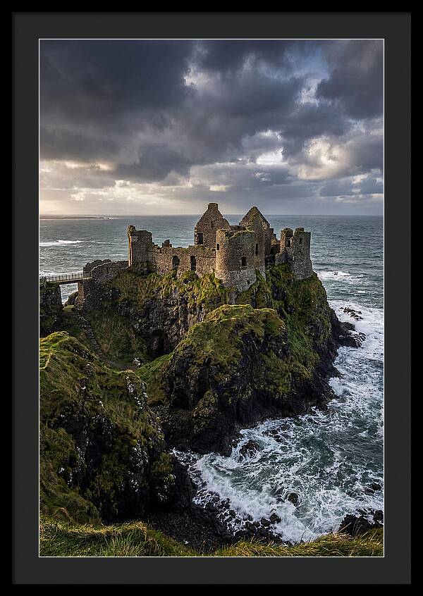 Dunluce Castle Overlooking The Sea