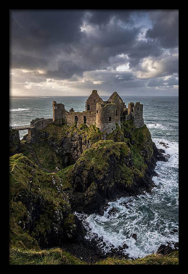Dunluce Castle Overlooking The Sea