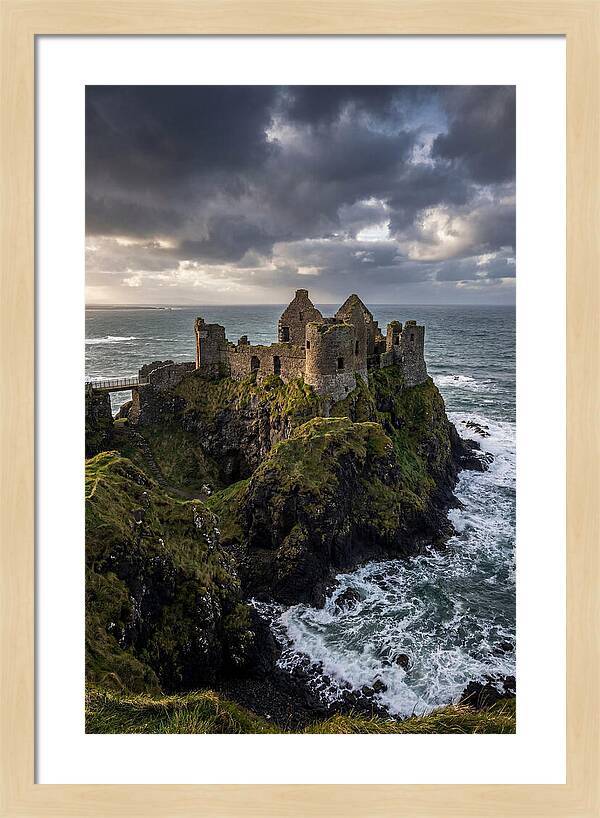 Dunluce Castle Overlooking The Sea