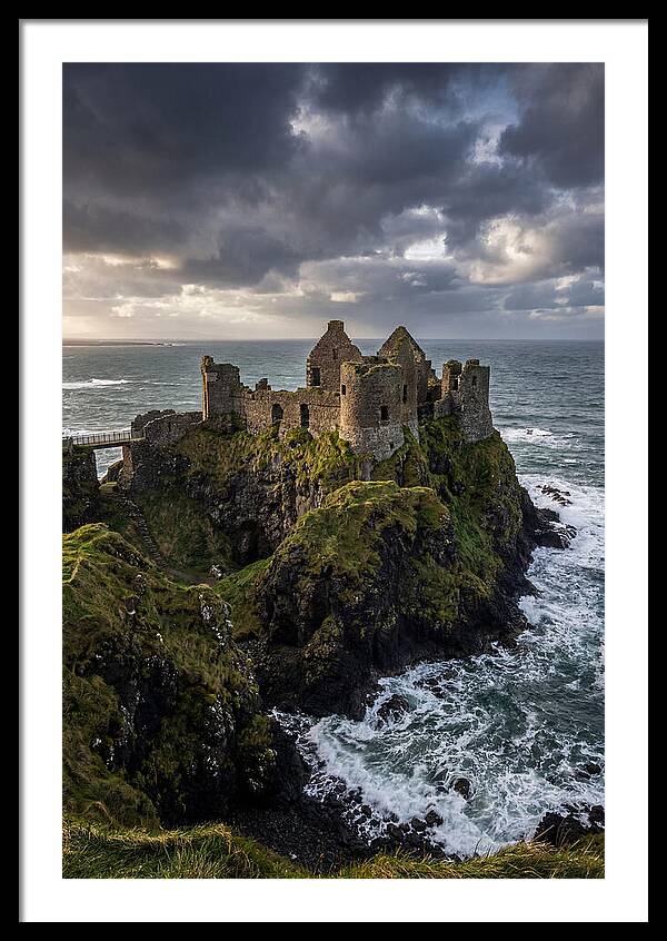 Dunluce Castle Overlooking The Sea