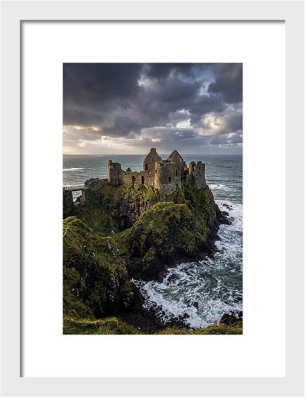 Dunluce Castle Overlooking The Sea