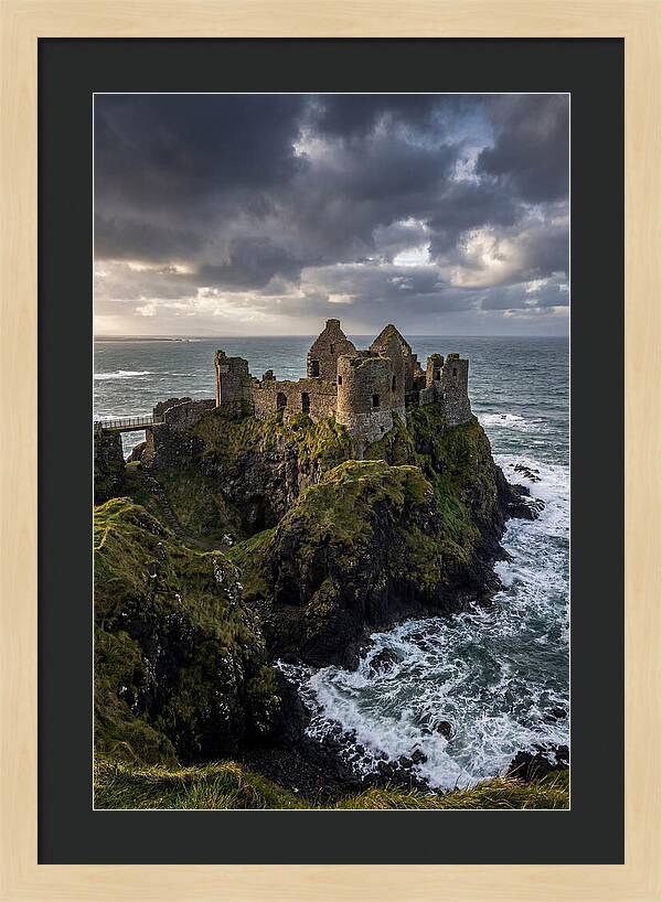 Dunluce Castle Overlooking The Sea