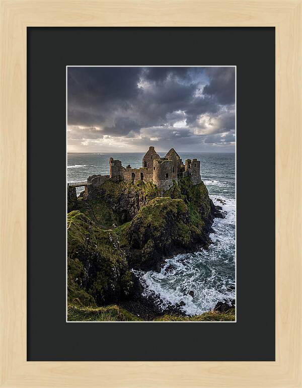 Dunluce Castle Overlooking The Sea