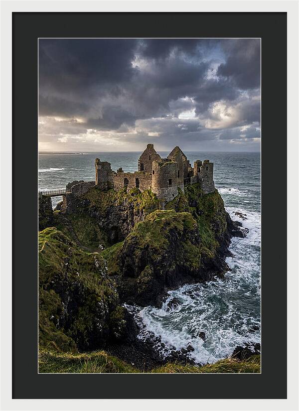 Dunluce Castle Overlooking The Sea