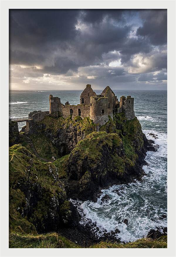 Dunluce Castle Overlooking The Sea