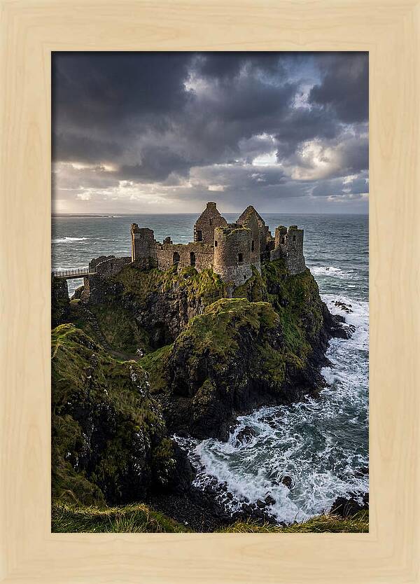 Dunluce Castle Overlooking The Sea