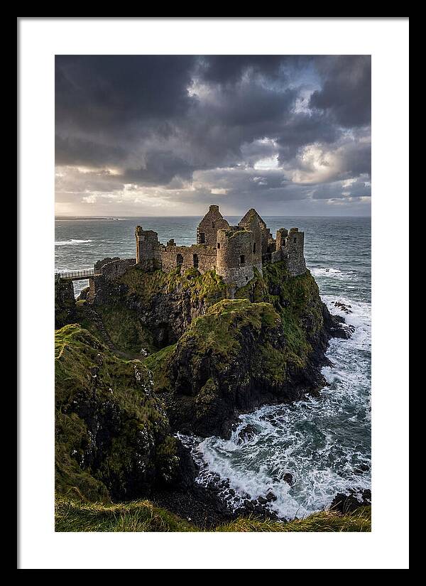 Dunluce Castle Overlooking The Sea