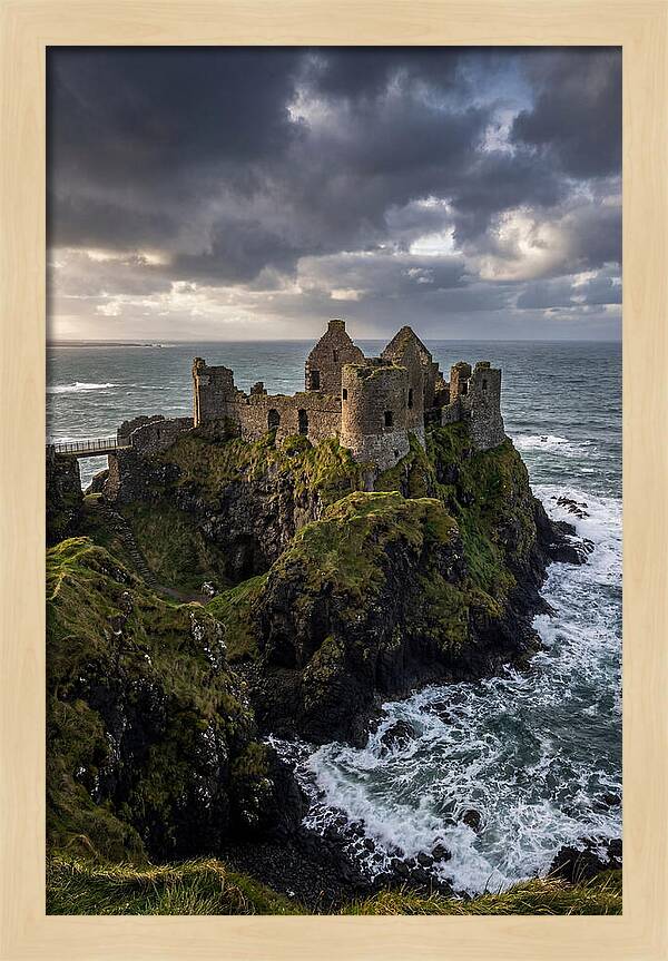 Dunluce Castle Overlooking The Sea