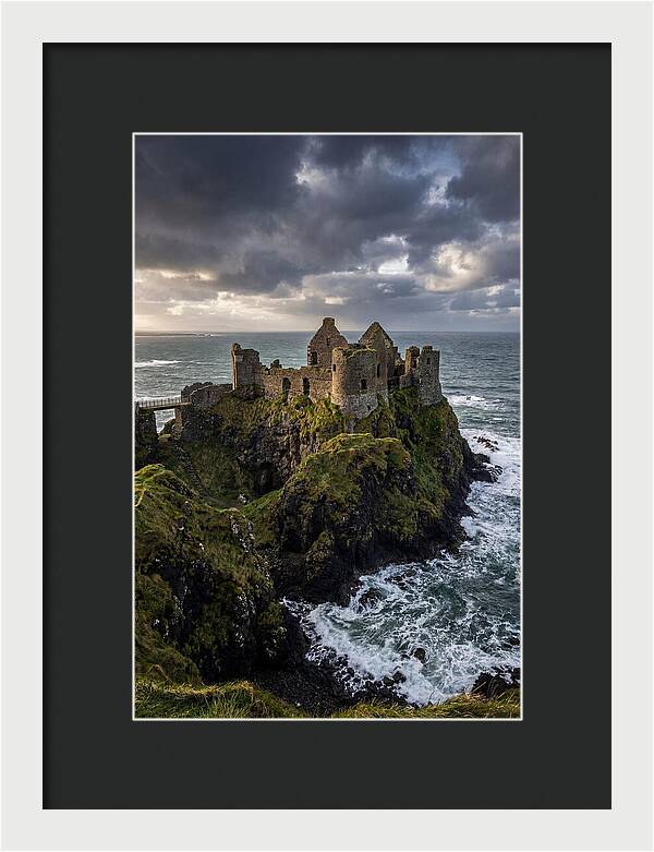 Dunluce Castle Overlooking The Sea
