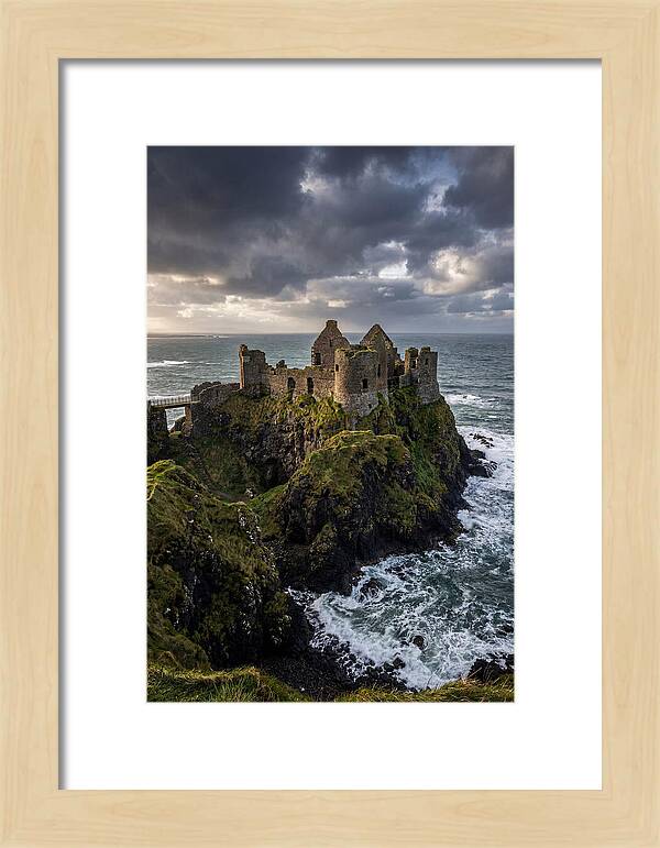 Dunluce Castle Overlooking The Sea