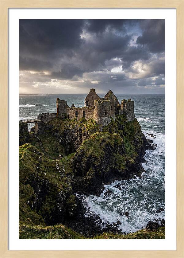 Dunluce Castle Overlooking The Sea