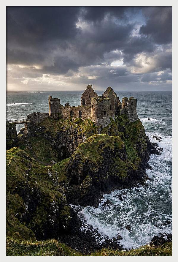 Dunluce Castle Overlooking The Sea