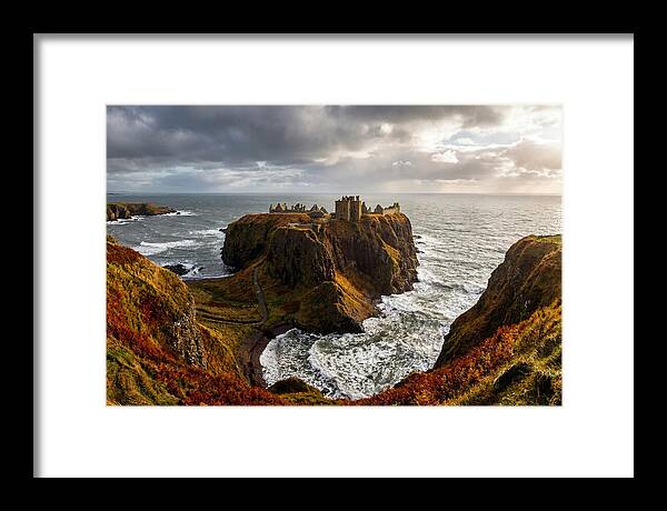 Dunnottar Castle Against The Ocean