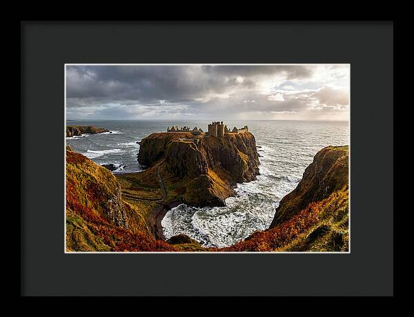 Dunnottar Castle Against The Ocean