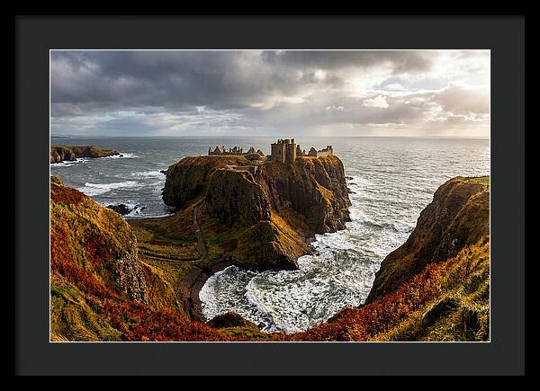 Dunnottar Castle Against The Ocean