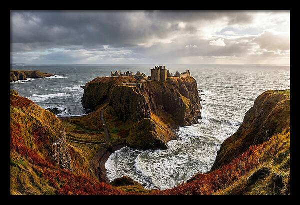 Dunnottar Castle Against The Ocean