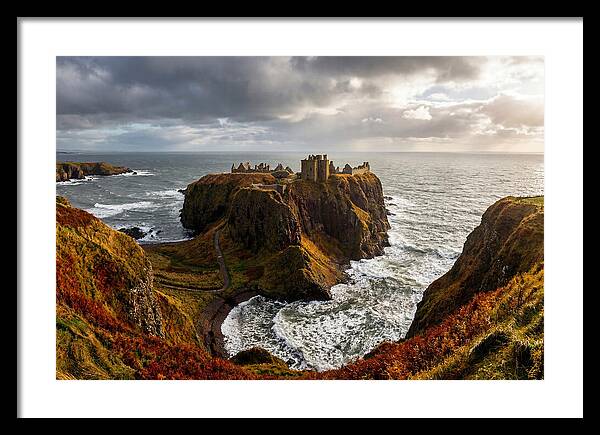 Dunnottar Castle Against The Ocean