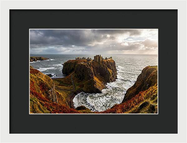 Dunnottar Castle Against The Ocean