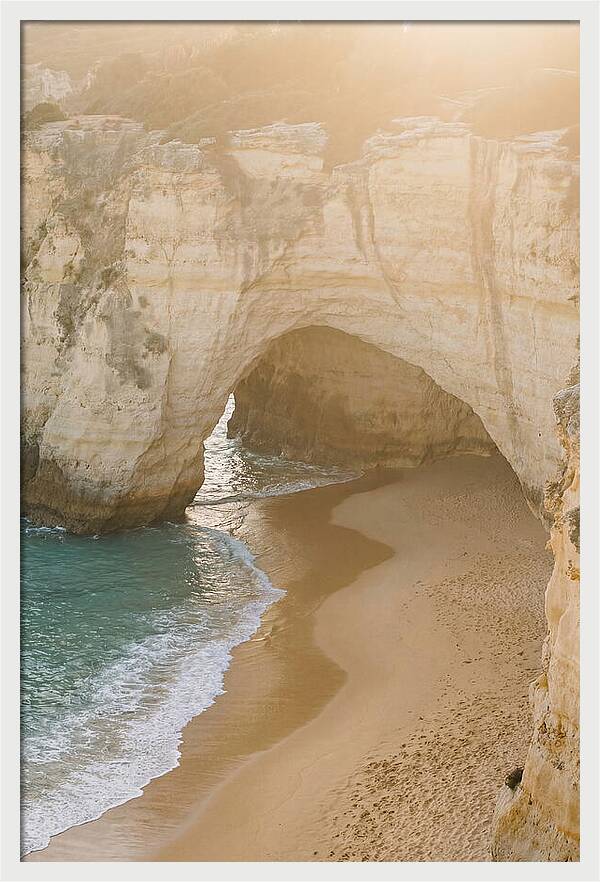 Durdle Door Arch At Sunset