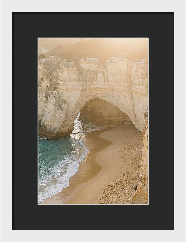 Durdle Door Arch At Sunset