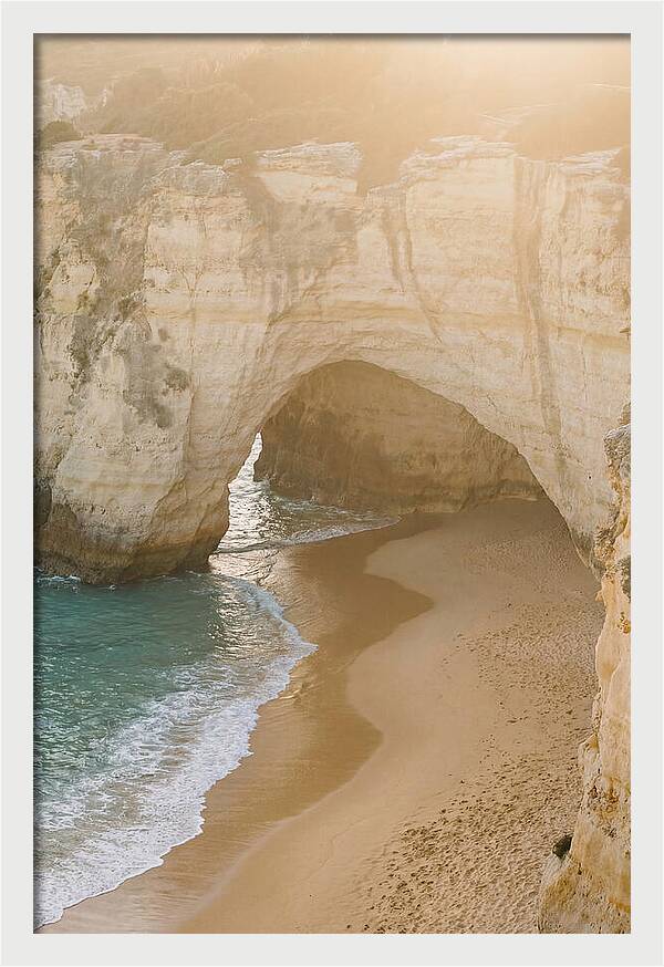 Durdle Door Arch At Sunset