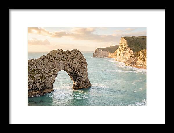 Durdle Door At Sunset