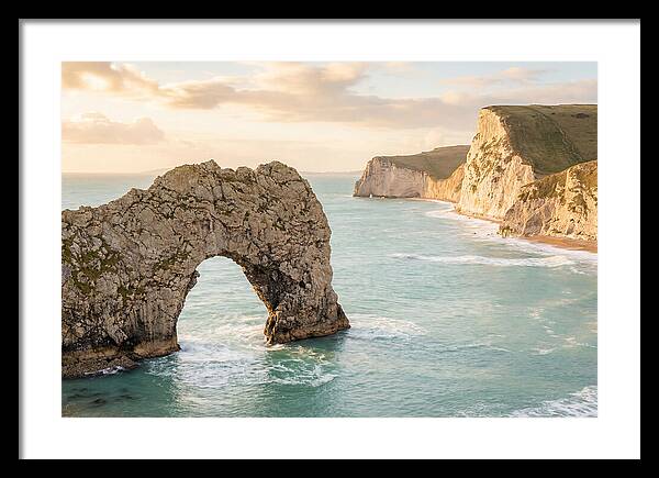 Durdle Door At Sunset