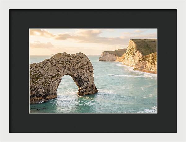 Durdle Door At Sunset