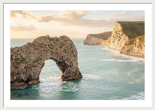 Durdle Door At Sunset
