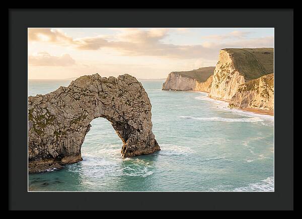 Durdle Door At Sunset