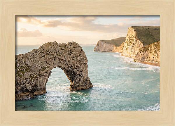 Durdle Door At Sunset