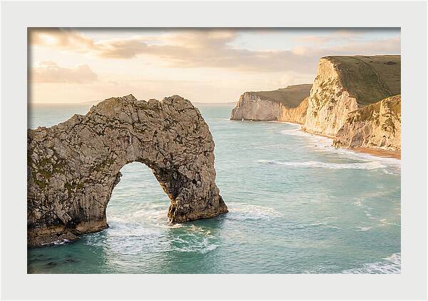 Durdle Door At Sunset