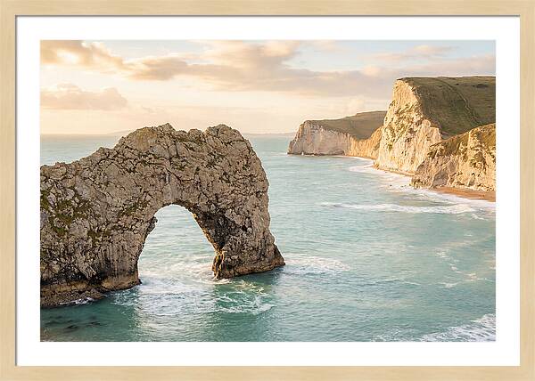 Durdle Door At Sunset